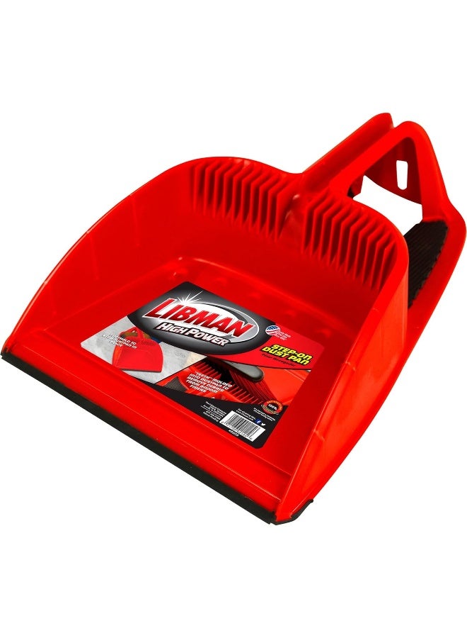 Libman 2125 Step-On Dust Pan with Molded Cleaning Teeth